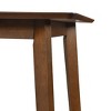 WestinTrends 63" Mid Century Modern Wood Dining Table, Walnut - 4 of 4