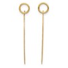 Black Bow Jewelry 14k Yellow Gold I Love You Set of 2 Charm or Pendants, 24mm - 2 of 4