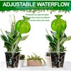 5 Star Super Deals Aqua Glass Plant Watering Cactus Ball Globes Self Watering Drip Irrigation Plant Care Indoor/Outdoor Potted Flowers 10" 6-7 oz 4pc - 3 of 4