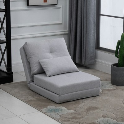 Resenkos Floor Chair,Lazy Sofa,Convertible Flip Chair, Floor Lazy Sofa, Folding Upholstered Couch Bed With Backrest,