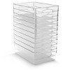 Sorbus 10 Pack Large Clear Plastic Storage Bins with Handle - Perfect for kitchen, bathroom, pantry & more - 3 of 4