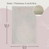 Hakuna Matte: Coral Velvet Baby Playmat: Grey - 60x80" - 2 of 4