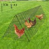 VEVOR Chicken Tunnels, 118.1 x 28 x 24.2 inch (LxWxH) Chicken Tunnels for Yard, Portable Chicken Tunnels for Outside Easy Installation - 2 of 4