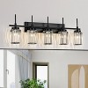 LLHZSY Modern Bathroom Vanity Wall Light Cylinder Bathroom Crystal Wall Sconces - Gold/Black-1/2/3/4/5 light - 2 of 4