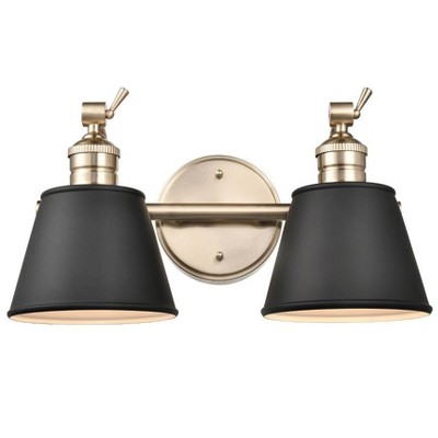 Millennium Lighting Layne 2 - Light Vanity in  Modern Gold