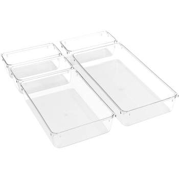 1pc Clear 4 Layers Glasses Storage Box, Large Capacity Cosmetic