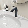 DOMETOUR Matte Black Single Handle Lavatory Basin Sink Faucet - 4 of 4