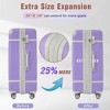 24in Carry on Luggage with Spinner Wheels Lightweight Hardshell Expandable Luggage with Tsa Lock Travel Rolling Luggage Suitcase for Men Women - 3 of 4