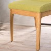 NicBex Set of 2 Modern Minimalist Dining Chairs with Smooth Upholstery & Rubberwood Legs, Comfy Kitchen/Living Room Chairs - 2 of 4