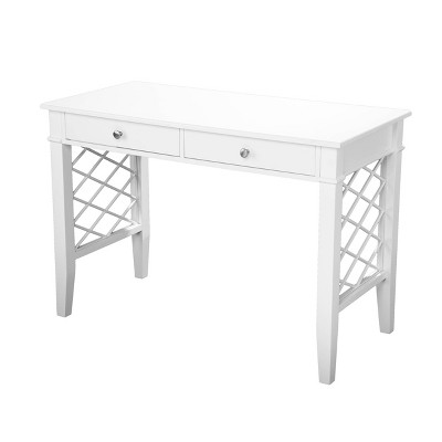 Mafsney Writing Desk White - Aiden Lane