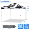 EAGLE PEAK 10x10 Pop Up Canopy Instant Tent w/ 4 Weight Bags - 2 of 4