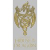 Women's Game of Thrones: House of the Dragon Gold Three-Headed Dragon Crest T-Shirt - 2 of 4