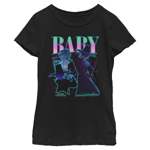 Girls KPop Demon Hunters Baby Saja Collage T Shirt - 1 of 4