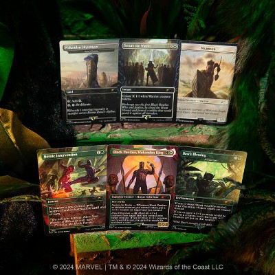 Magic the Gathering Secret Lair x Marvel's Black Panther - Rainbow Foil Edition