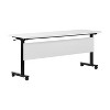 Flash Furniture Palmer Commercial Grade Heavy-Duty Nesting Flip Training Table with T-Legs, Modesty Panel, Tabletop, and Frame - 4 of 4