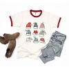 Simply Sage Market Women's Santa Hat Chart Short Sleeve Ringer Tee - 2 of 3