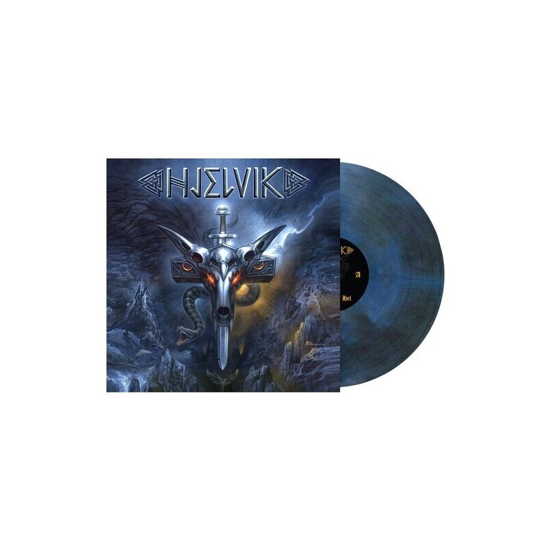 Hjelvik - Welcome to Hel (Dark Blue Swirl) (Vinyl), 1 of 2