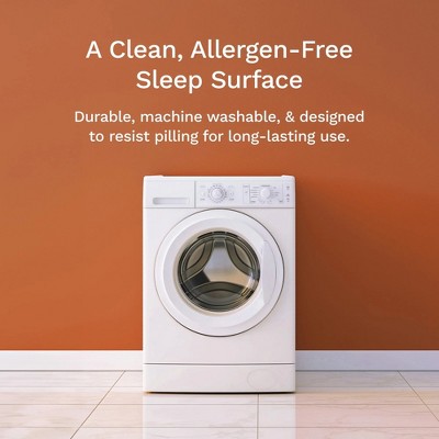 Twin White Down Alternative Copper-Infused Mattress Pad