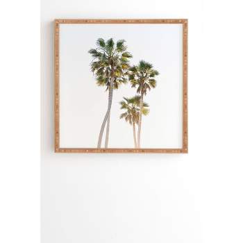 Bethany Young Photography California Palms Framed Wall Art Green - Deny Designs