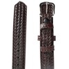 Boston Leather Men's Basketweave Leather Ranger Belt - 2 of 4