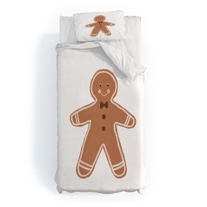 Orara Studio Gingerbread Man I Duvet Cover + Pillow Sham(s) - Deny Designs - 1 of 4