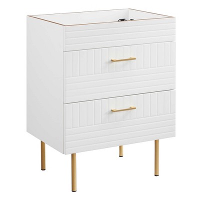Modway Daybreak 24Inch Bathroom Vanity Cabinet (Sink Basin Not Included)