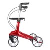 WHLICKS Carbon Ultralight Rollator Walker for Seniors with 2 Organizer Bags, Comes Fully Assembled, Only 13lbs Lightweight Foldable 4 Wheel Walker - 4 of 4