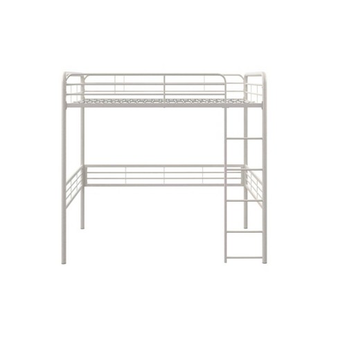 Full Kids' Metal Loft Bed White - Room & Joy : Target