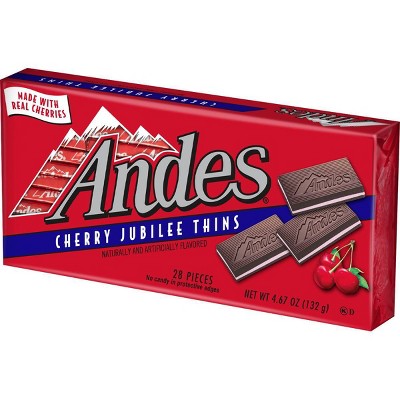 Andes Holiday Cherry Jubilee Thins Chocolates - 4.67oz