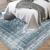 COZONY Large Vintage Area Rug Traditional Distressed Print,Non-Slip Soft for Bedroom, Living Room, Dining Room, Durable Pet-Friendly Home Decor Rug - 2 of 4