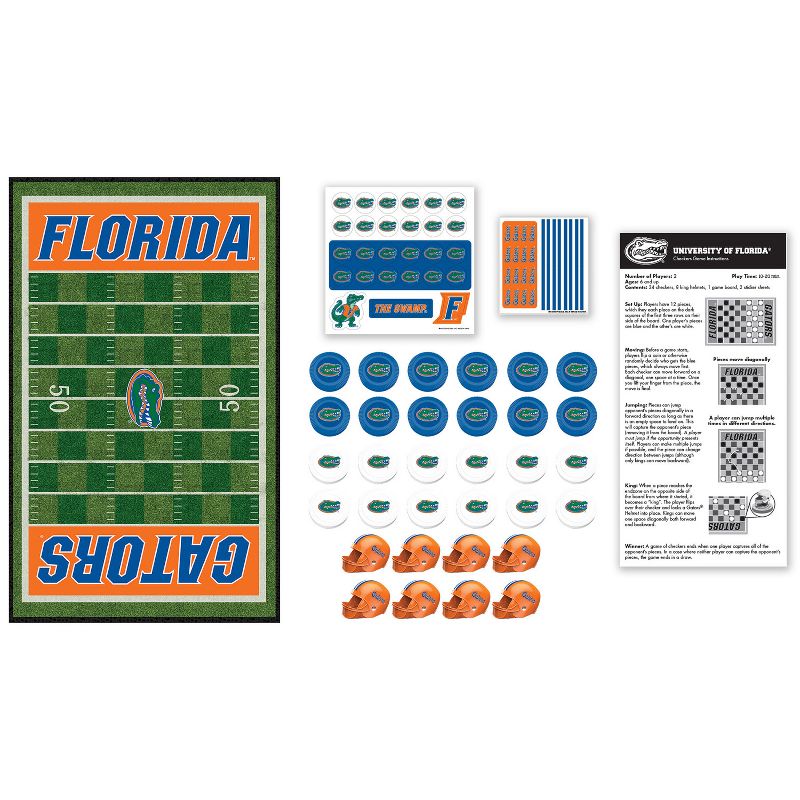 MasterPieces Officially licensed NCAA Florida Gators Checkers Board Game for Families and Kids ages 6 and Up, 3 of 7