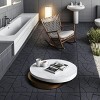 SEVOBAL 44 PCS Carpet Tiles 11.8"x11.8" Interlocking Wood-Plastic Composite Deck Tiles Waterproof Slip Resistant for Outdoor, Gray, - 3 of 4
