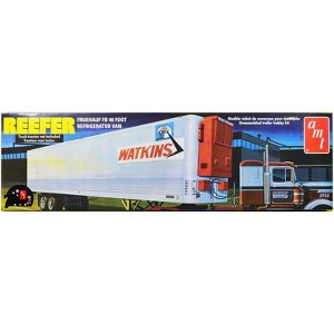 Skill 3 Model Kit Fruehauf FB 40' Refrigerated Trailer "Watkins Motor Lines" 1/25 Scale Model by AMT - 1 of 4
