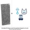 Big Dot of Happiness It's A Boy - Paper Straw Decor - Blue Baby Shower Striped Decorative Straws - Set of 24 - 3 of 4