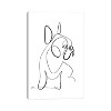 iCanvas French Bulldog with One Line by Dane Khy Canvas Print Wall Art - 2 of 3