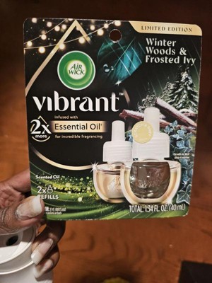 Air Wick Scented Oil Air Freshener - Winter Woods & Frosted Ivy - 1.34 Fl  Oz : Target
