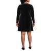 Lands' End Women's Knit Velvet Square Neck Dress - 2 of 3