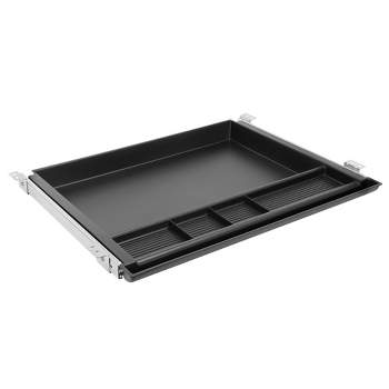 Mount-It! Large Under Desk Pencil Drawer | 21.25 Width | Ball Bearing Slides Out Tray Organizer for Paper, Pencil, and Office Accessories | Black