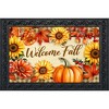 Briarwood Lane Doormat 30x18 Indoor Outdoor Welcome Fall Flowers For Fall Doormat - 2 of 4