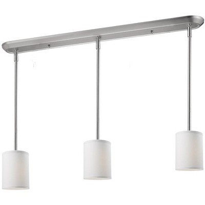Z-Lite Albion 3 - Light Island Pendant Light in  Brushed Nickel