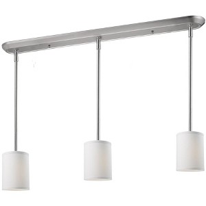 Z-Lite Albion 3 - Light Island Pendant Light in  Brushed Nickel - 1 of 1