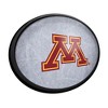 College Hockey Ice Rink Design Oval Slimline Lighted Wall Sign - 2 of 4
