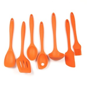Chef Craft 7 Piece Premium Silicone Kitchen Tool and Utensil Set - 1 of 4