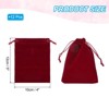 Unique Bargains Velvet Drawstring Pouch Wedding Favor Party Birthday Festivals Gift Packaging Bag 12 Pcs - 2 of 3