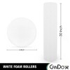 CanDo Foam Roller White PE foam - 2 of 3