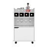 Kitchen Cart with Generous Open Shelf for Kitchen, Dinning Room - 4 of 4