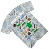 Boys Minecraft Video Game T-Shirt - Black and Green Creeper Face - Official Minecraft Tie Dye Shirt - 4 of 4