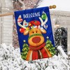 Briarwood Lane Christmas House Flag 40x28 For Outdoor Rudolf Burlap For Christmas House Flag - 4 of 4