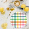 Ninola Design Vichy Spring Colorful Picnic Cutting Board - Deny Designs - 2 of 3