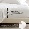 Deep Pocket Queen Sheets - Prewashed Ultra-Soft Queen Sheet Set, Fits Mattresses Up to 18 Inches Thick, Breathable & Secure Fit, Hotel Luxury Bedding - 3 of 4